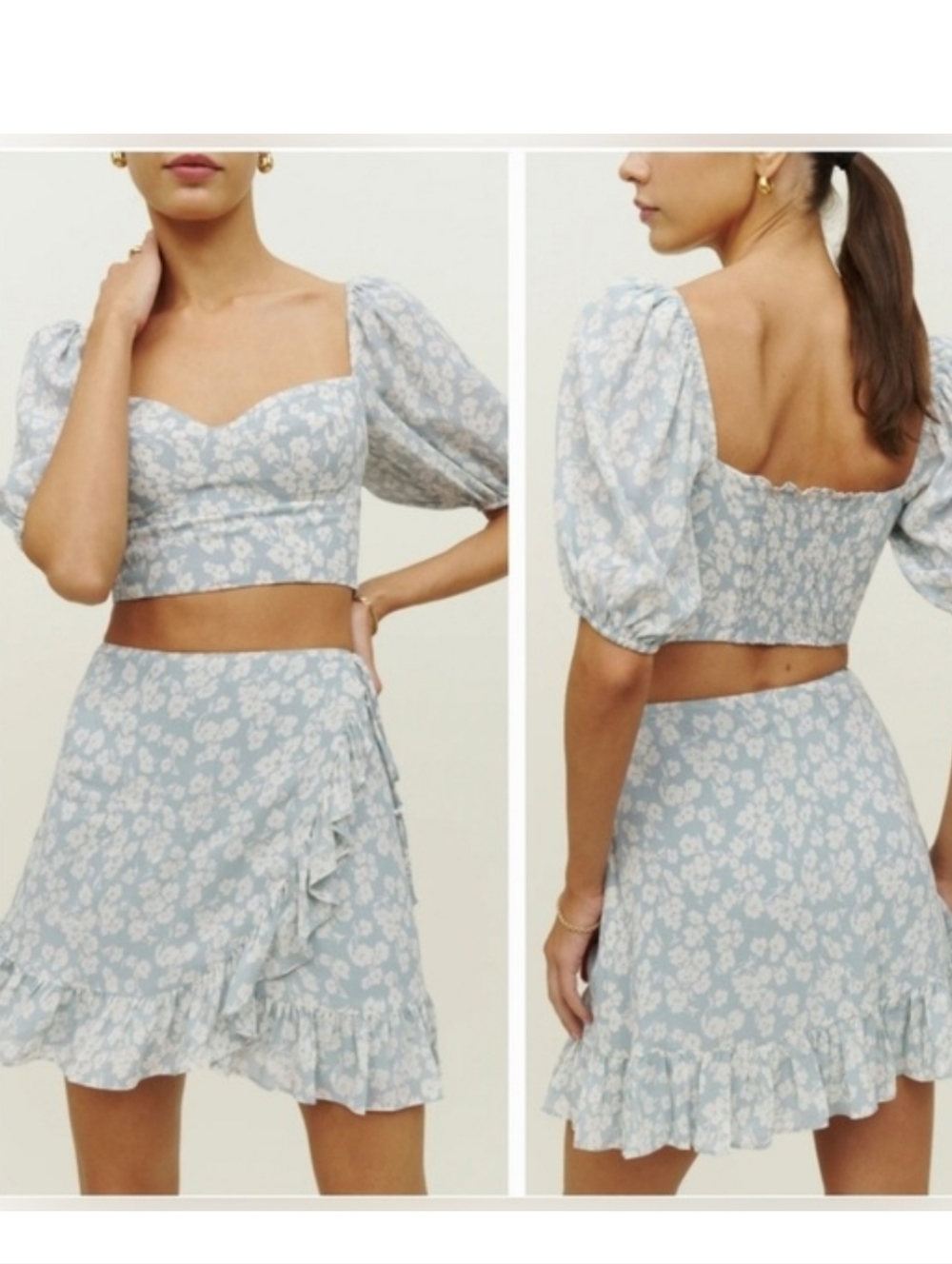 Reformation • Sinead Mini Wrap Skirt